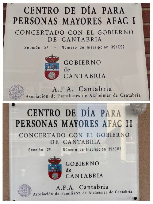 Dos centros de día AFA Cantabria