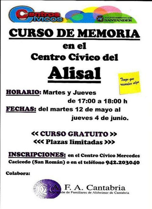 curso taller memoria Santander