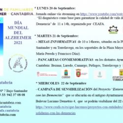 DIA MUNDIAL DEL ALZHEIMER 2021