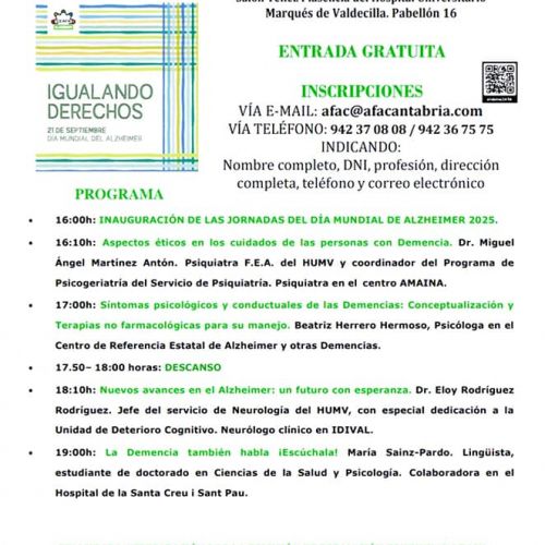 jornadas dia mundial del alzheimer